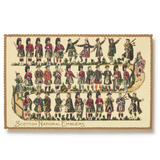 Embossed Nostalgic Postcard, Scottish National Emblems