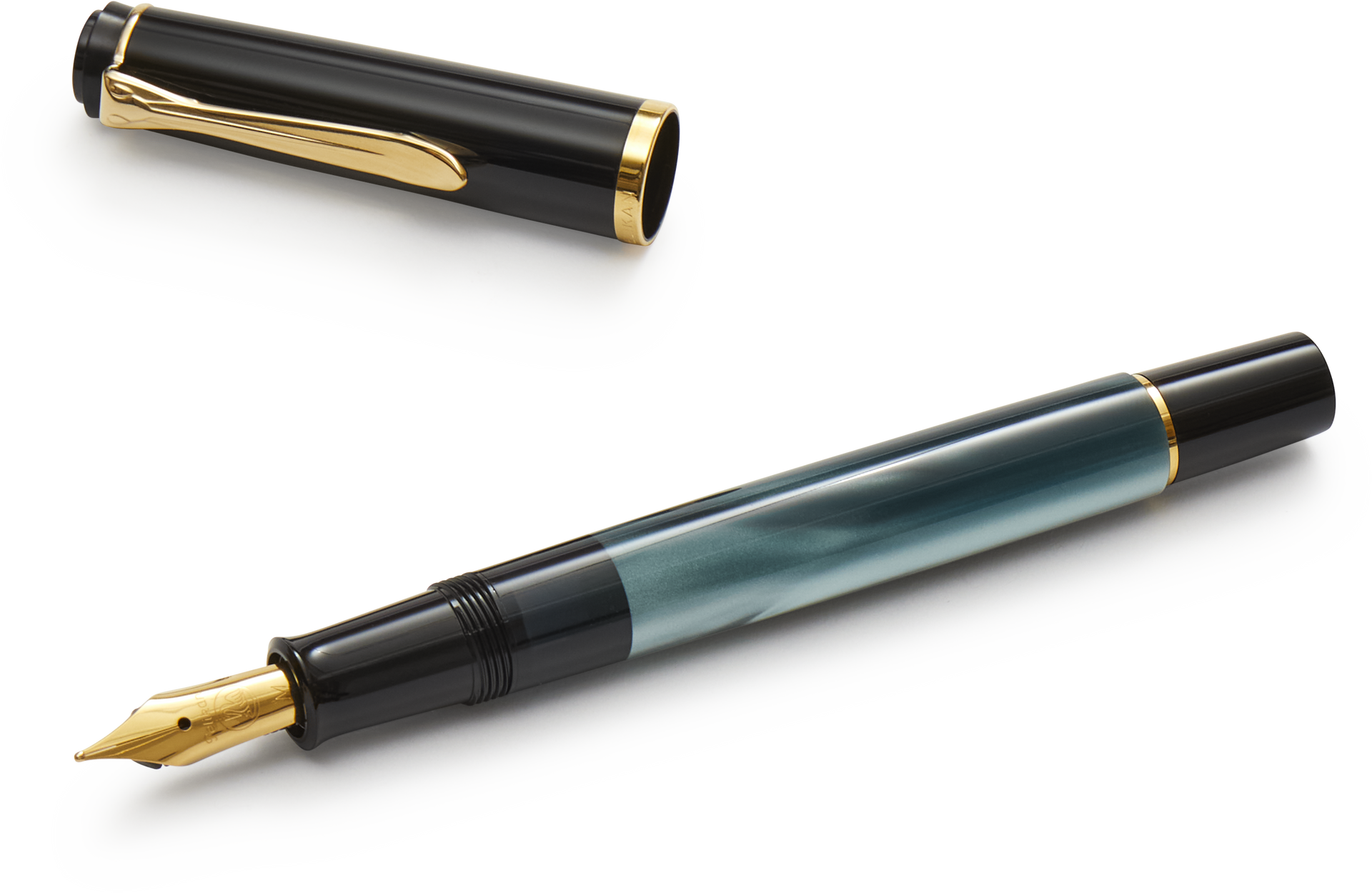 Pelikan M200 Green-Marble 万年筆　字幅OM Pelikan M200 Green-Marble 万年筆 字幅OM
