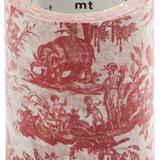 Red Toile de Jouy MT Washi Tape