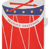 Christmas Drum Slider Greeting Card