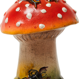 Papier-mâché Red Mushroom and Butterfly Candy Box