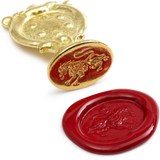 Brass Wax Seal, Lion