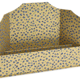 Scanlon Apparati Triptych Letter Holder, Gold & Blue Cornflower