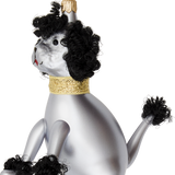Black Poodle Ornament