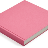 Square Japanese Cloth Bound Sketchbook, Pink