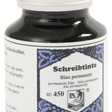 German Blau Permanent Fountain Pen Ink Bottle, 50ml