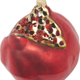 Open Pomegranate Glass Ornament