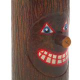 1930's Style Tree Stump Papier-Mâché Candy Box, Brown Nose Stump