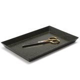 Urushi Paper Vide-Poche, Green Croc