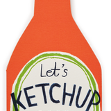"Let's Ketchup Soon!" Die Cut Greeting Card
