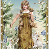 Glitter Fairy Tale Postcard