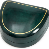 Semi Circle Moulded Leather Box