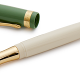 Green and Ivory Kaweco Student 60s Retro Rollerball Pen