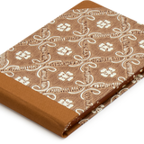 Sewn Bound Woodblock Pocket Sketchbook, Trellis Brown