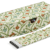 Scanlon Apparati Pencil Box & Pencils, Orange & Teal Flowers
