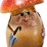 Papier-mâché Red Mushroom Lady Candy Box