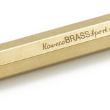 Brass Kaweco Sport 0.7mm Mechanical Pencil