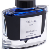 Pilot Iro Shizuku Shin Kai Fountain Pen Ink Bottle, 50ml