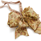 Paper Bow Ornament, Remondini with Leaves & Flowers