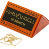 50 Gold Triangular Corner Paper Clips