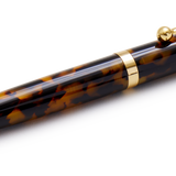 Ohnishi Seisakusho Tortoise Shell Celluloid Ballpoint Pen