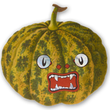 Spooky Pumpkin Holographic Stickers