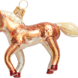 Pony Glass Ornament