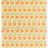 Italian Woodblock Paper Sheet, Sicily