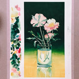 Saiun-do Kyoto Nihonga Mineral Pigment Set, Pink Peony