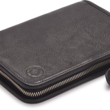 Black Large Leather Pencil Case