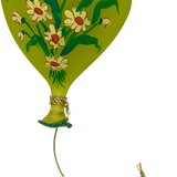 Rabbit with Balloon Glass Ornament