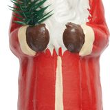 Santa with Tree Candy Box Figurine