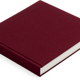 Square Japanese Cloth Bound Sketchbook, Bordeaux