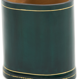 Oval Moulded Leather Pen Pot