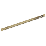 Gold 15cm/6 Inch Scale Ruler With Clip