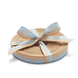 Premium Quality Cotton Ribbon,  Baby Blue, 25m roll