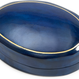 Oval Moulded Leather Box