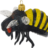 Big Bumblebee Glass Ornament