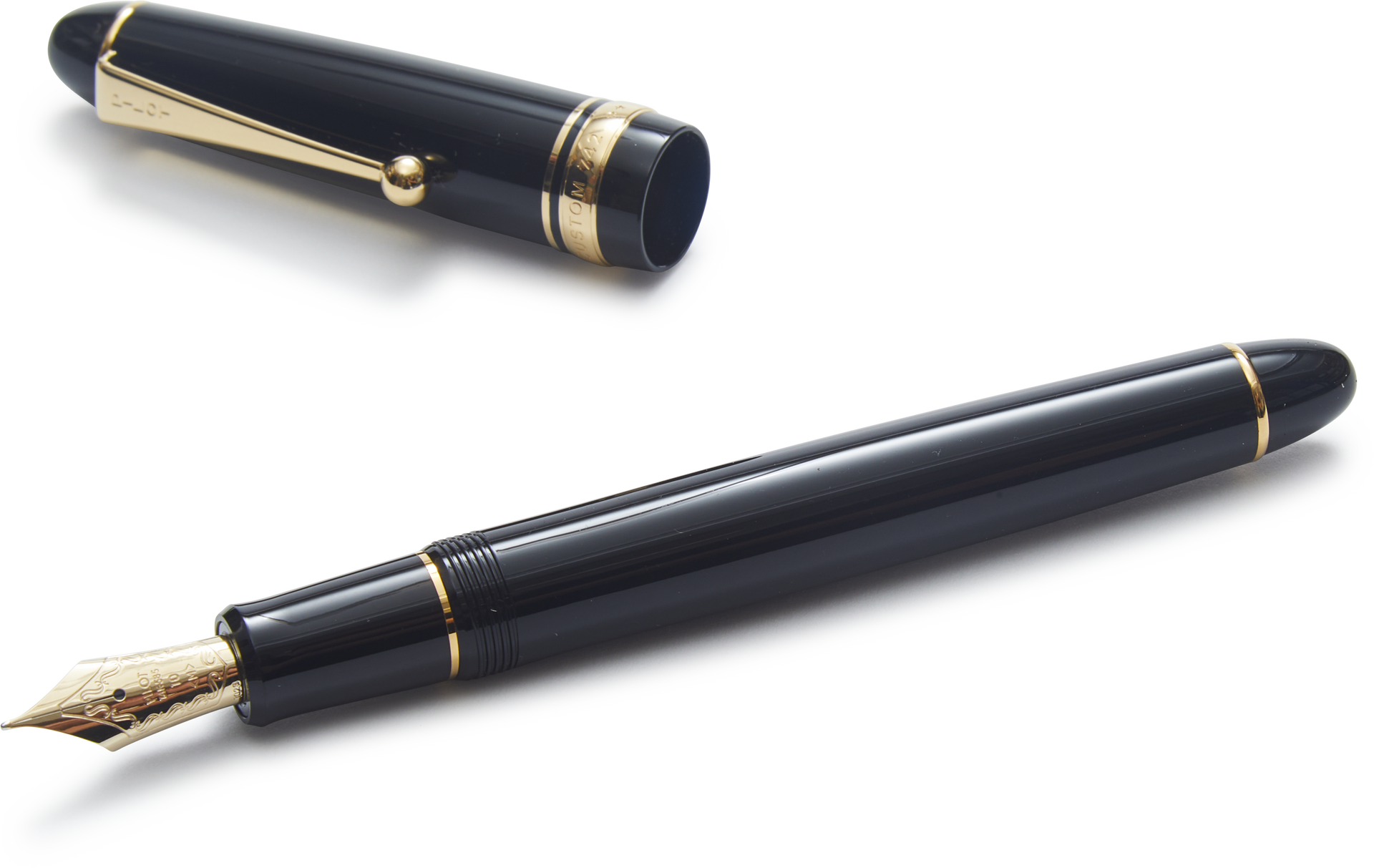 新品未使用！ PILOT万年筆 CUSTOM742 Black Pilot Custom 742 Fountain Pen – Choosing Keeping