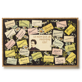 Embossed Nostalgic Postcard, Girl Names