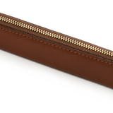 Camel Leather Slim Pen Case