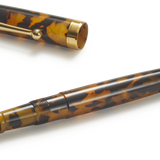 Ohnishi Seisakusho Tortoise Shell Celluloid Fountain Pen