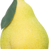 Frosted Pear Glass Ornament