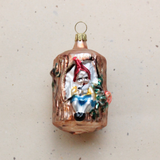 Gnome In Log Decoration