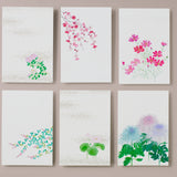 Set of 6 Japanese Botanical Postcards, No 3