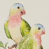 Lovebirds Embossed Greeting Card