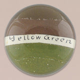 John Derian Paperweight, Yellow Green Palette
