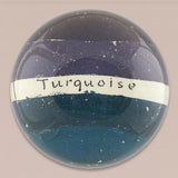 John Derian Paperweight, Turquoise Palette