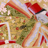 Full-Panel Chiyogami Silk Screen Print, Sei Shonagon