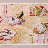 Full-Panel Chiyogami Silk Screen Print, Sei Shonagon